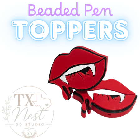 BEADED PEN TOPPERS