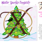 4mm Winter Sparkle Rhinestone Tumbler Template